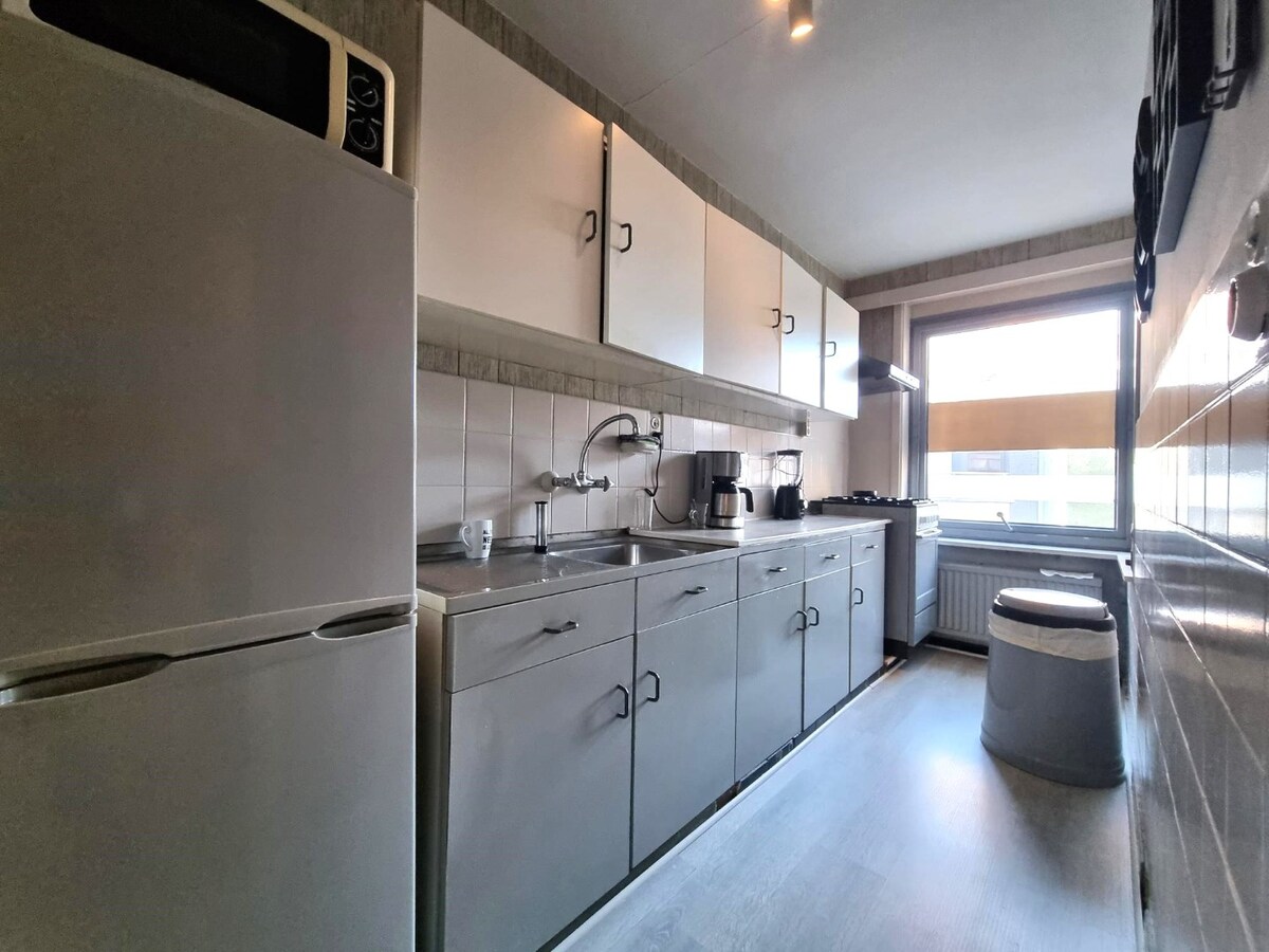 Centraal gelegen appartement met twee slaapkamers te Knokke 