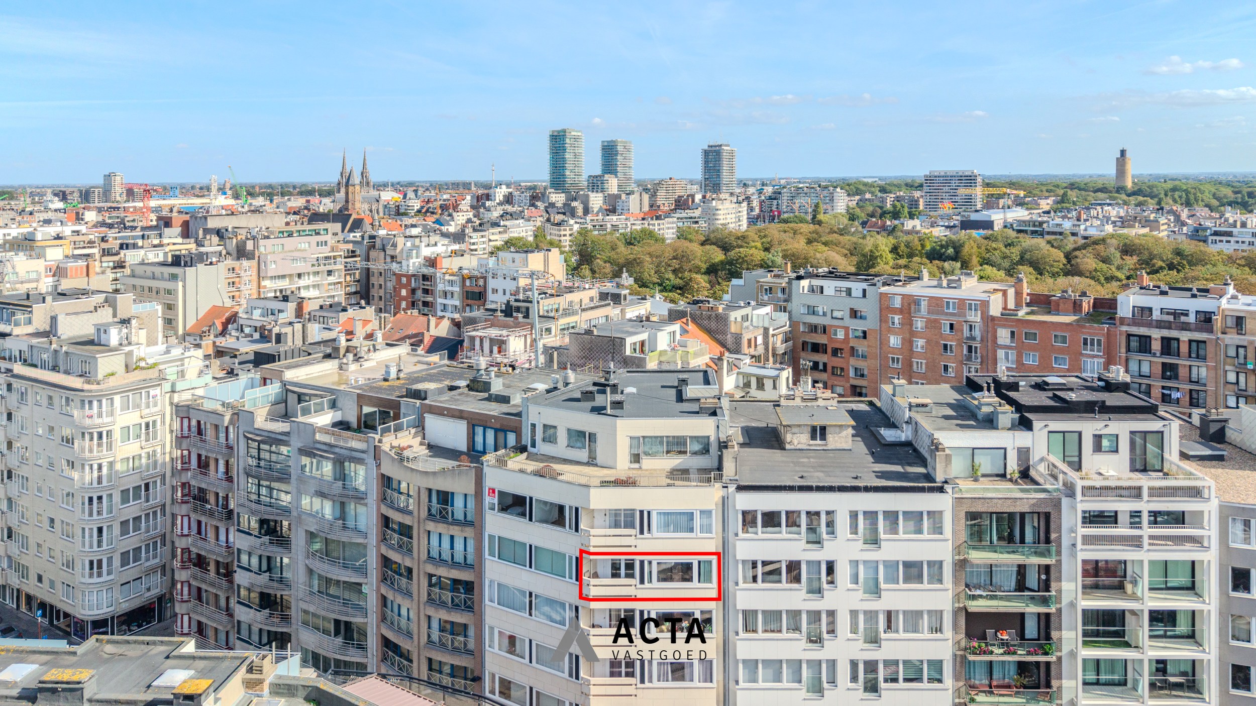 Instapklaar appartement met 2 terrassen in het centrum 