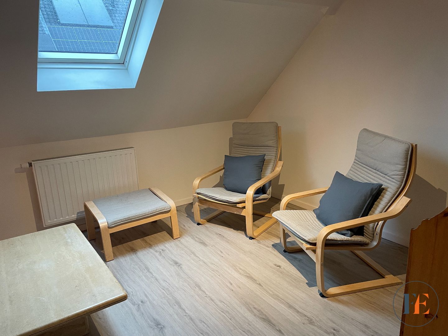 Gezellig bemeubeld duplex-/studioappartement in Mariakerke 