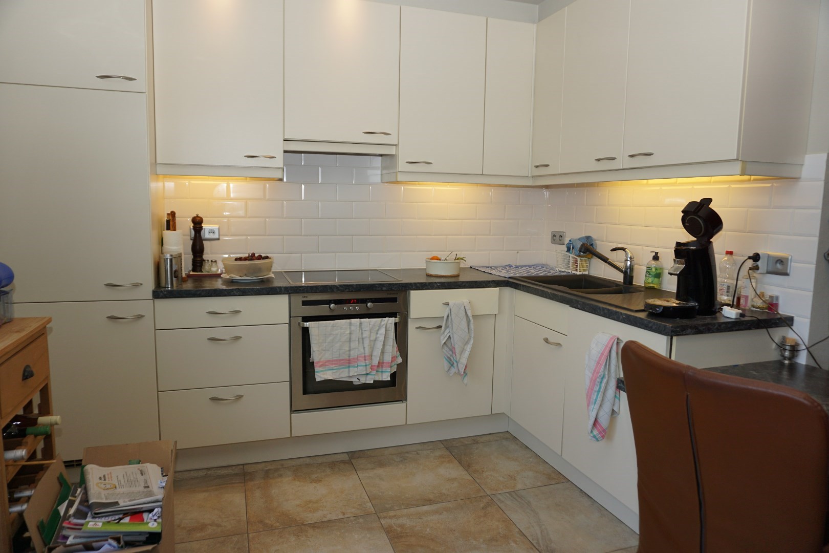 Penthouse 3 slaapkamers centrum Oostende - keuken