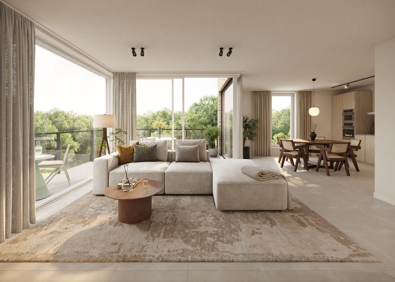 Tuinappartement op de Markt van Houthulst aan 6% BTW! 