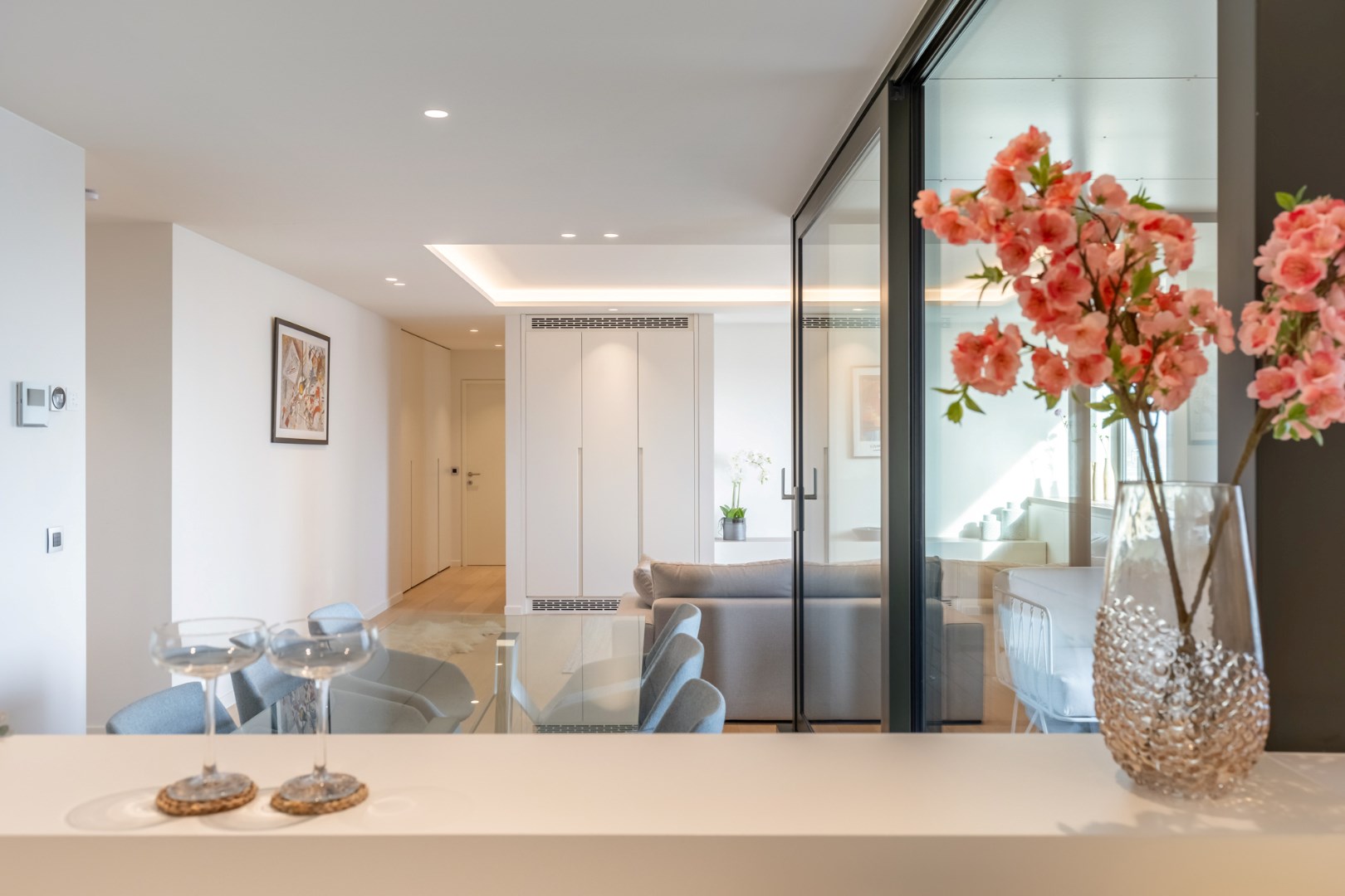 Appartement op de 10de verdieping van 127m² met twee slaapkamers 