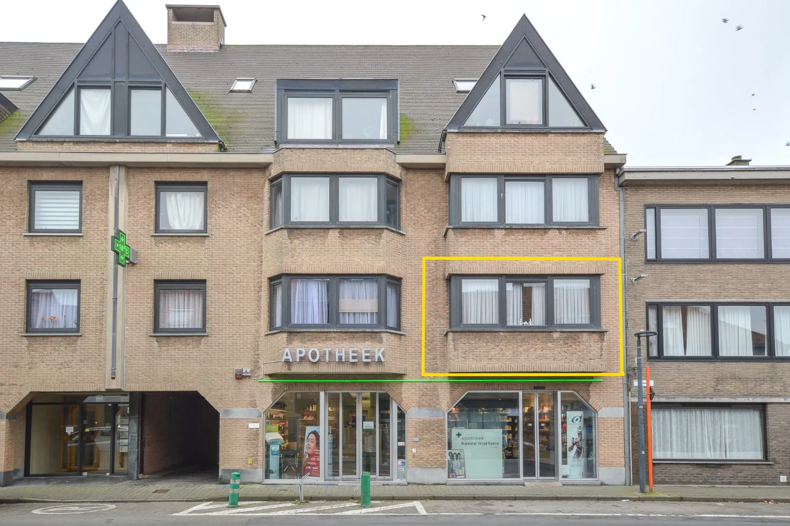 Twee-slaapkamer appartement in centrum Oudenburg