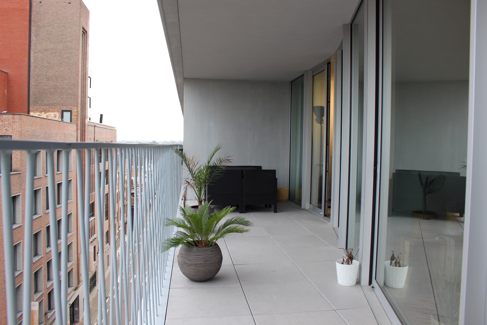 Appartement met 2 slaapkamers en terras. 