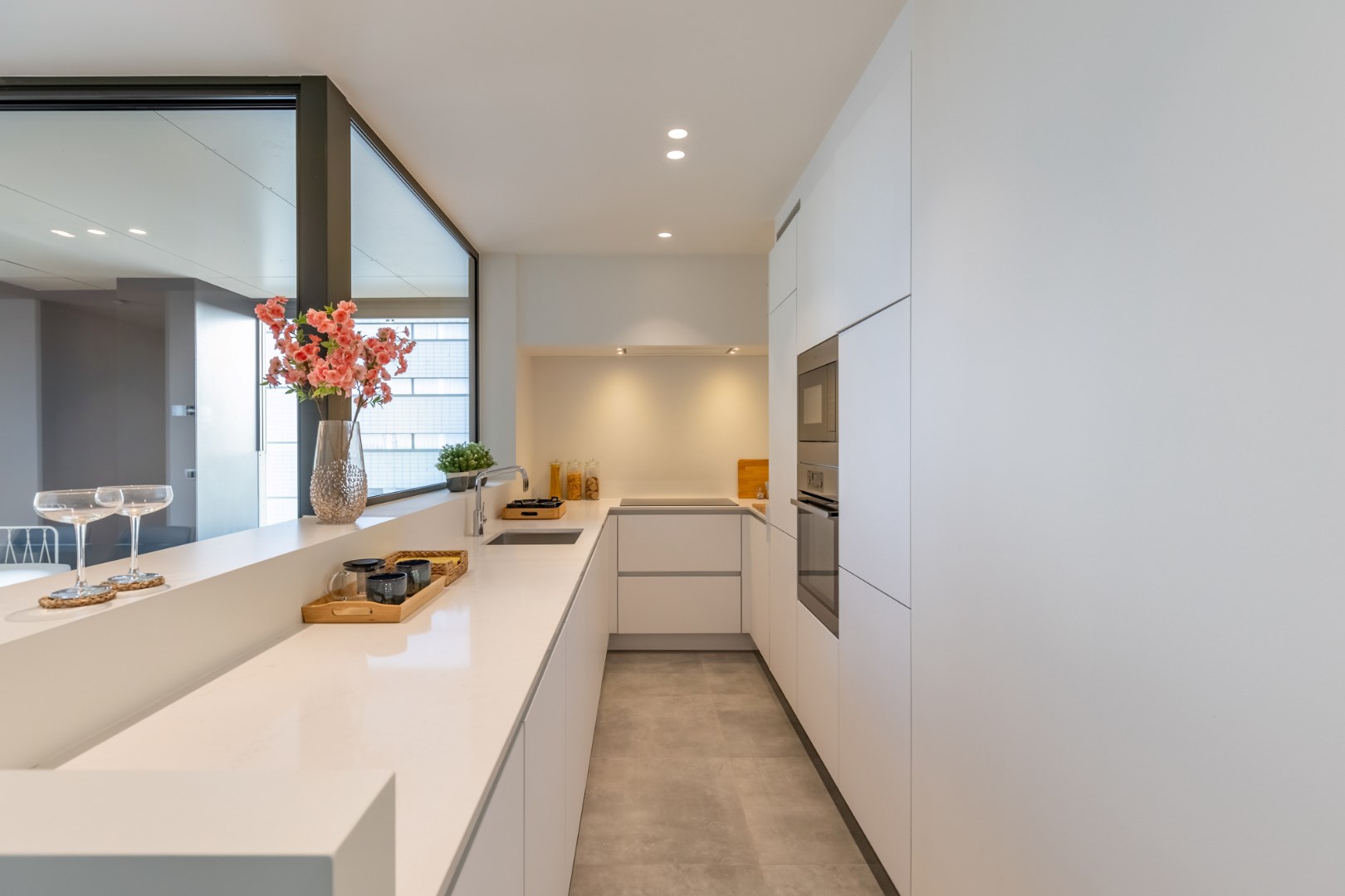 Appartement op de 10de verdieping van 127m² met twee slaapkamers 