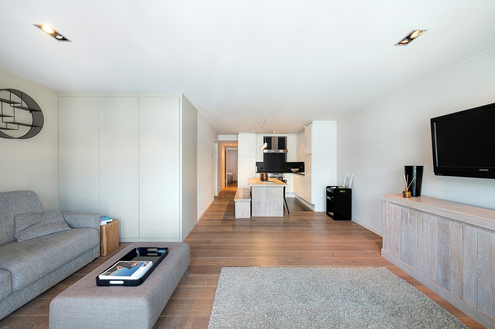 Recent 2-slaapkamer appartement centraal gelegen vlakbij zee in Knokke 