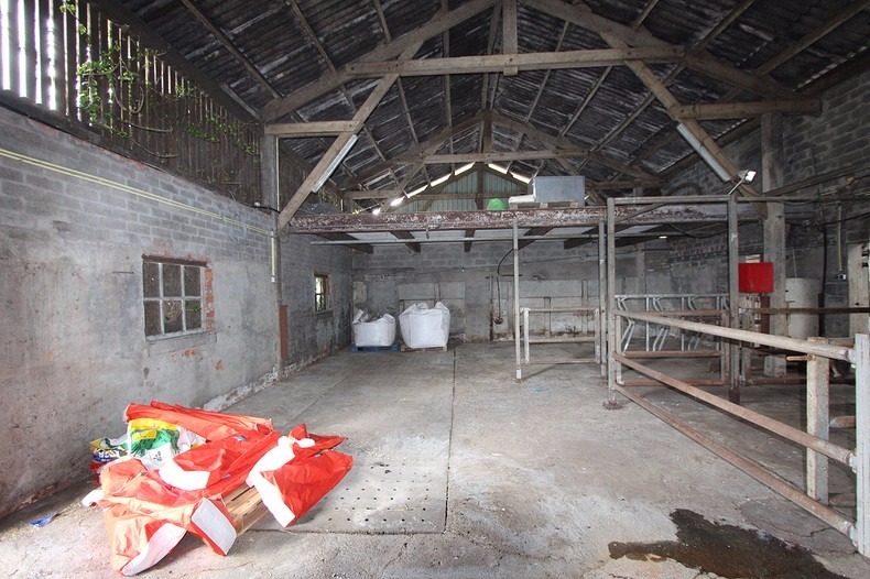 Loods met zoldering te Koekelare 