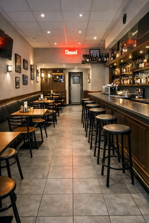 Handelspand met duplex appartement én investeringspotentieel te koop in het hart van Menen 