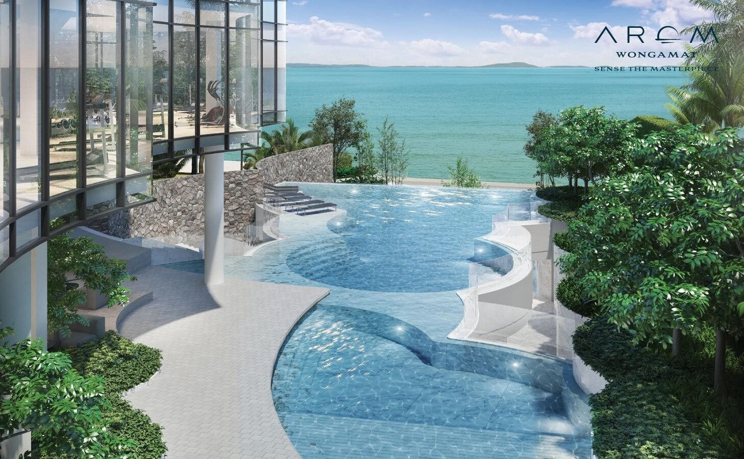 Thailand - Arom Wongamat, de nieuwe maatstaf voor luxueus leven in Pattaya. 