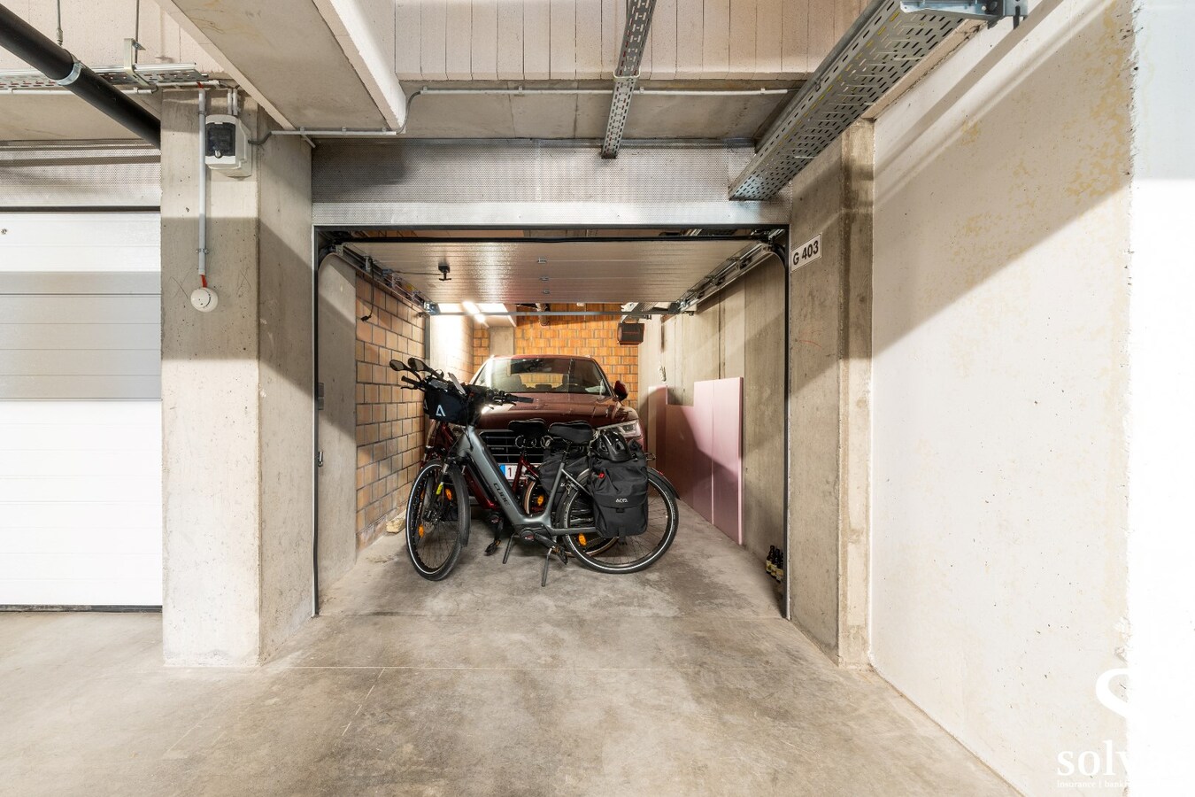 Garagebox met automatisch poort in Residentie Sailors Beach 