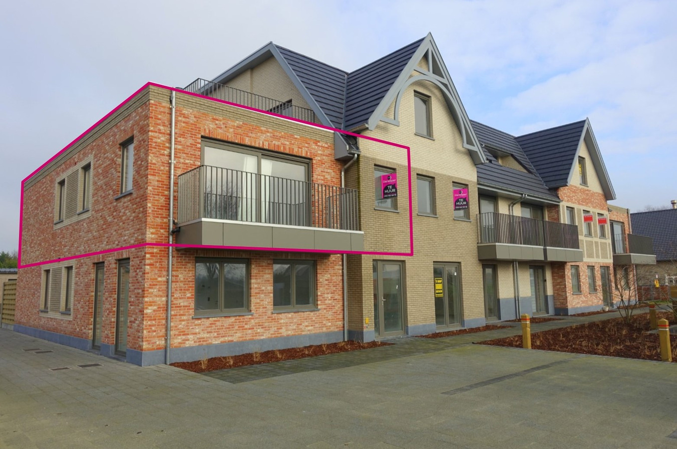 Nieuwbouwappartement met garagebox 