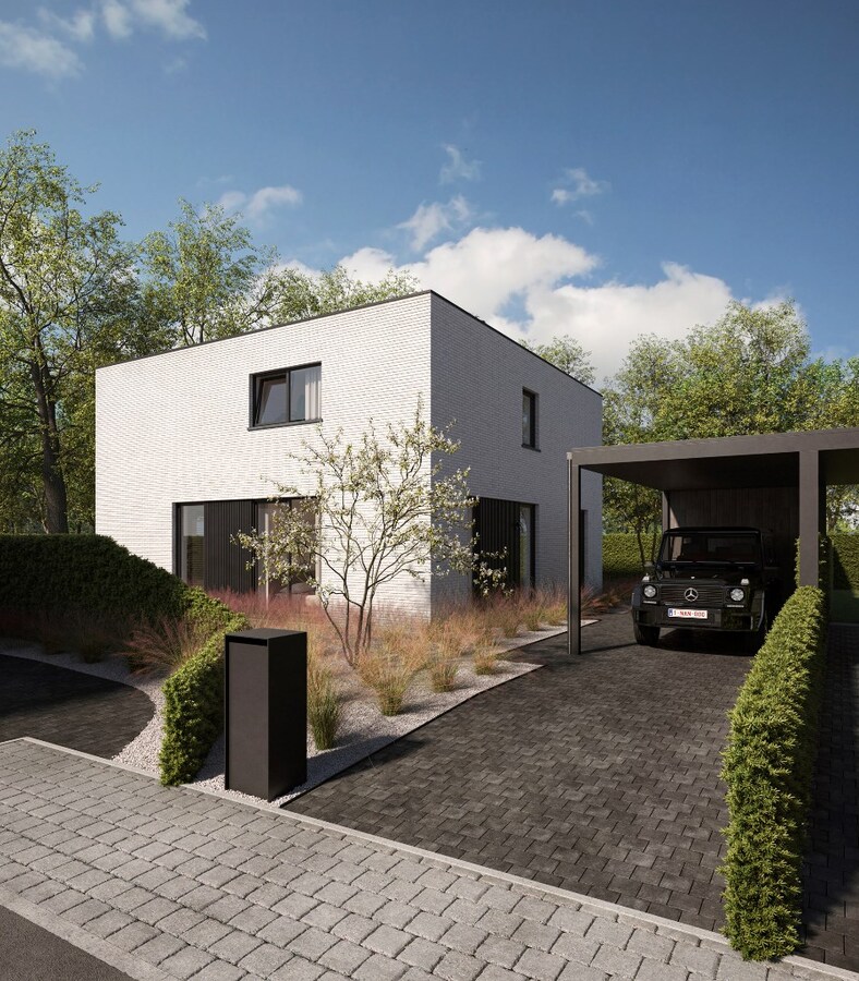 Nieuwbouwwoning met 4 slaapkamers afgewerkt met hoogwaardige kwalitatieve materialen 