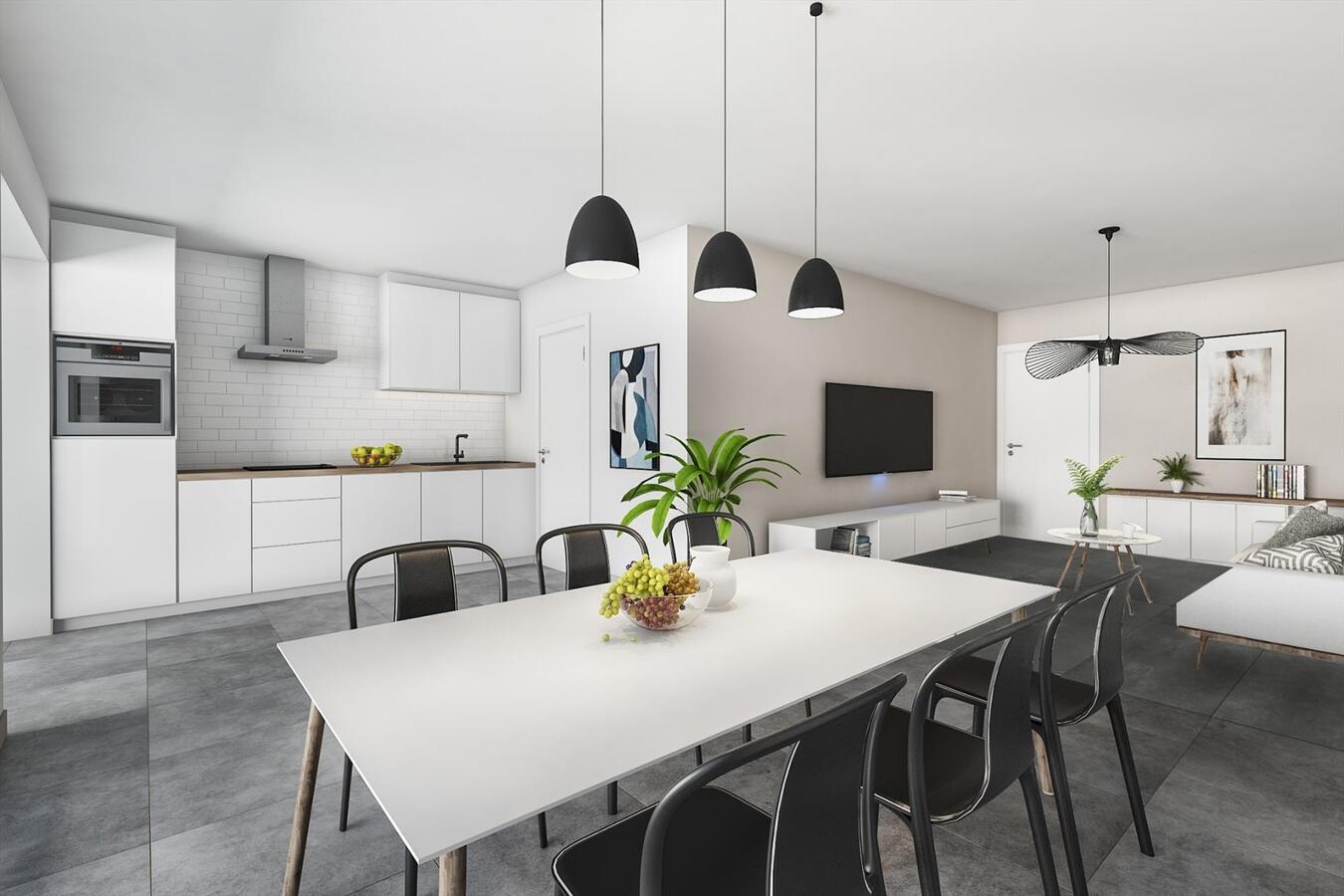 Prachtig appartementscomplex met 7 eenheden gelegen in het dorpscentrum van Opitter 