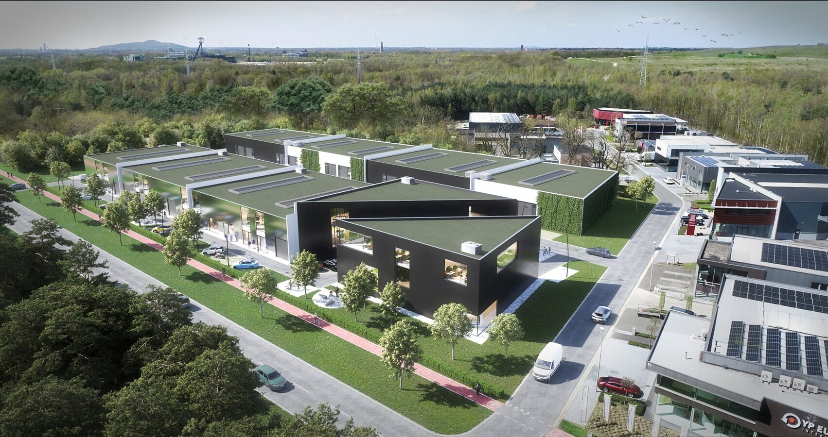 PARK AS: Splinternieuwe KMO-unit van 144 m² met flexibele invulling en professionele uitstraling. 