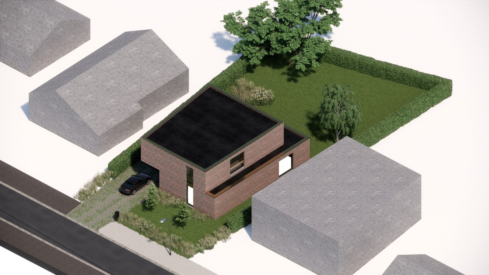 Rustig gelegen bouwgrond met mooi groen uitzicht 