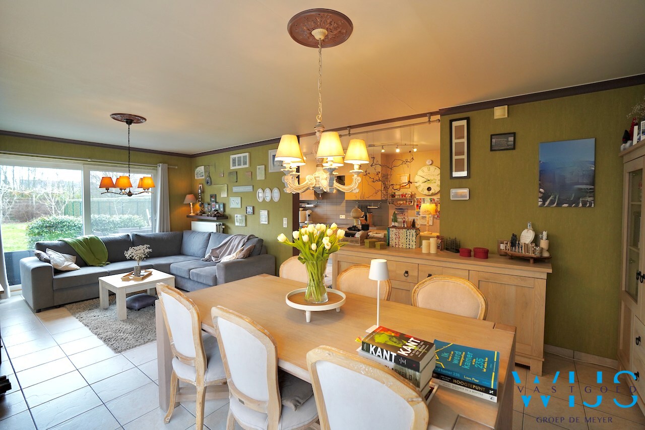 Instapklare halfopen bebouwing op rustige ligging in Doornzele/Evergem 