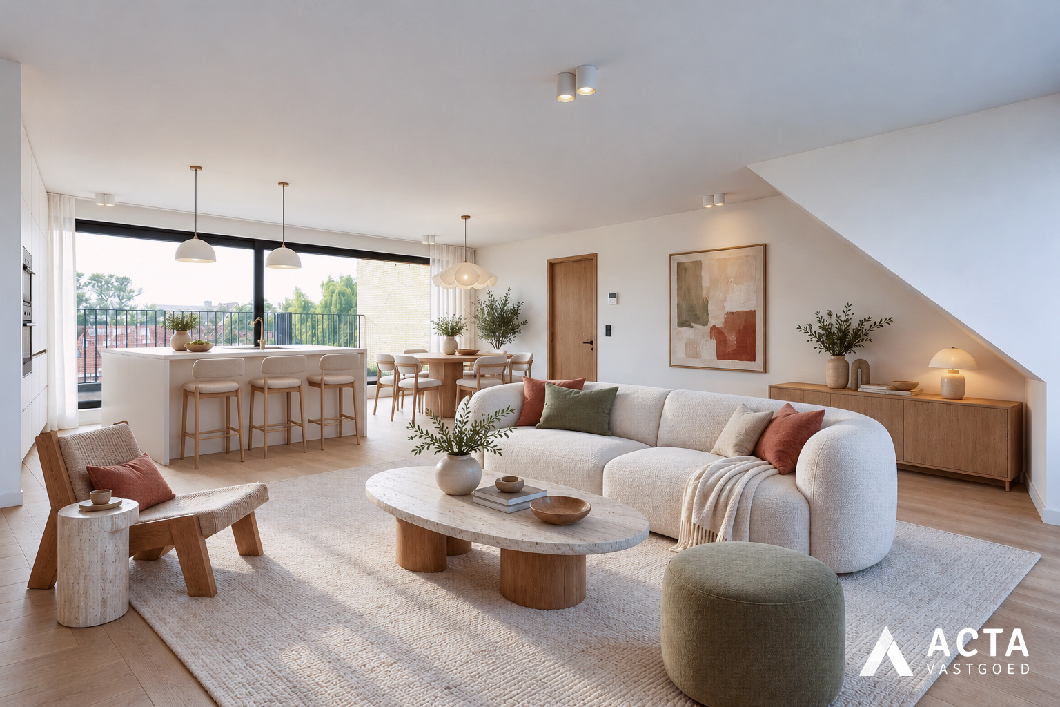 Stijlvol nieuwbouwappartement met 3 slaapkamers en ruim zonneterras 