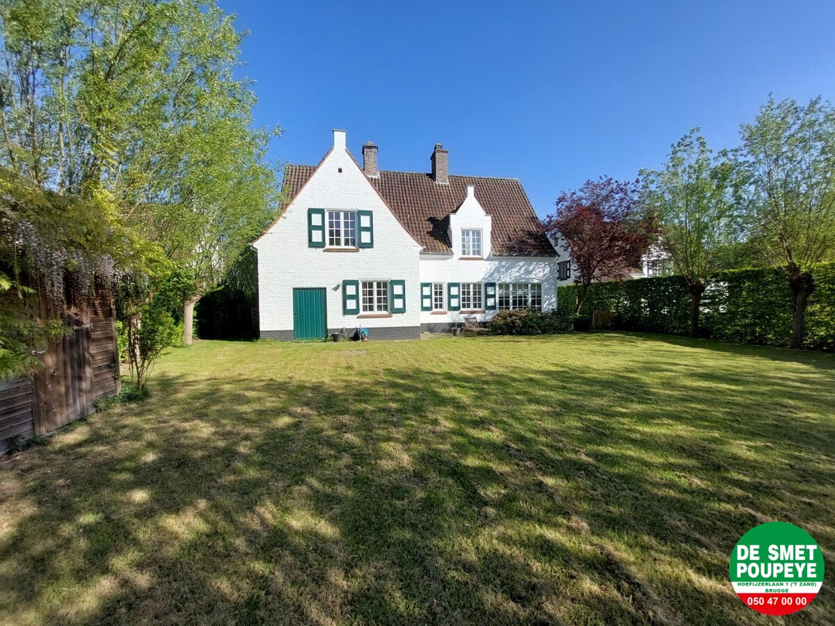 Alleenstaande villa tussen Brugge en Knokke 