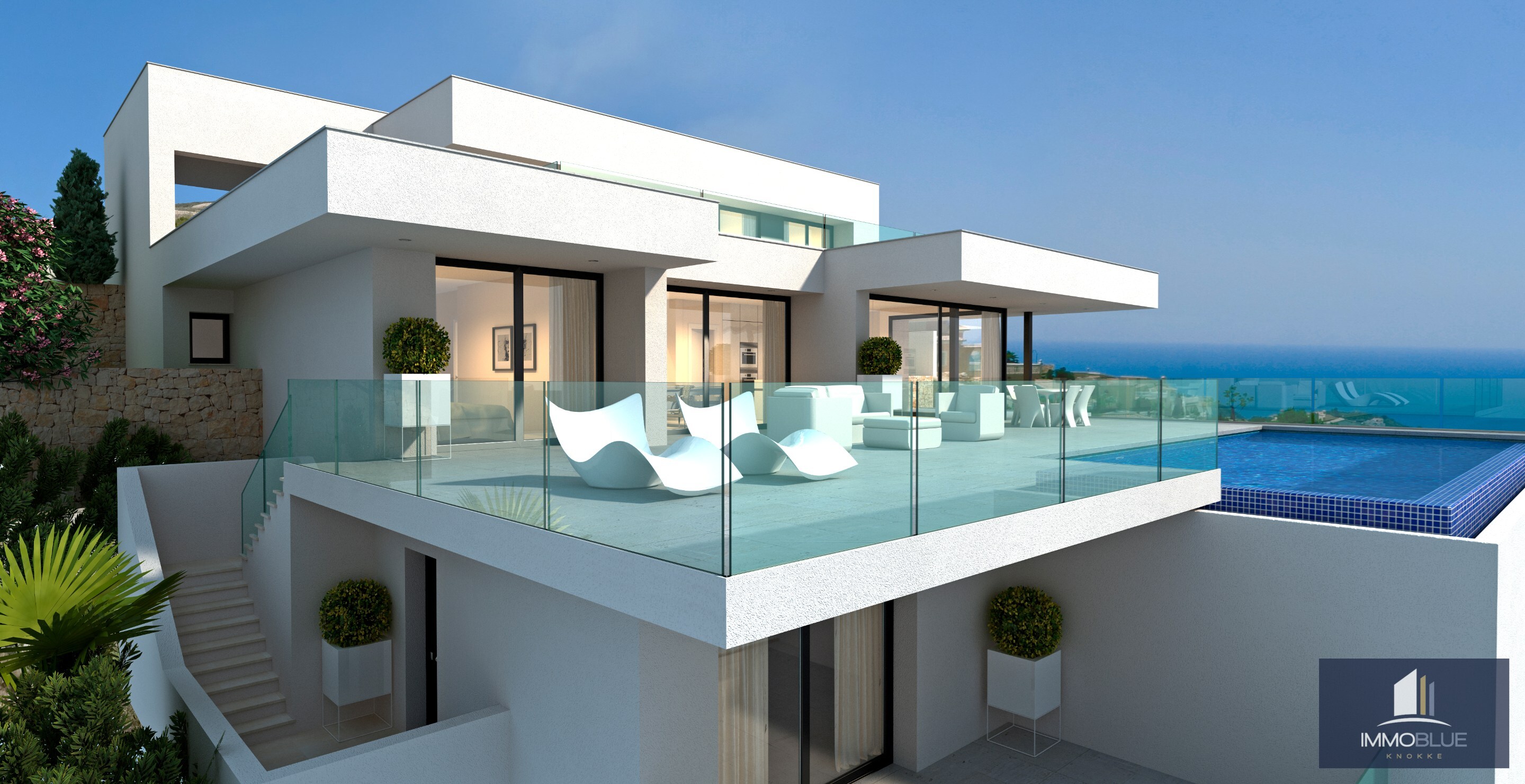 Villa Horizonte – Luxe contemporaine avec vue panoramique sur la mer. 