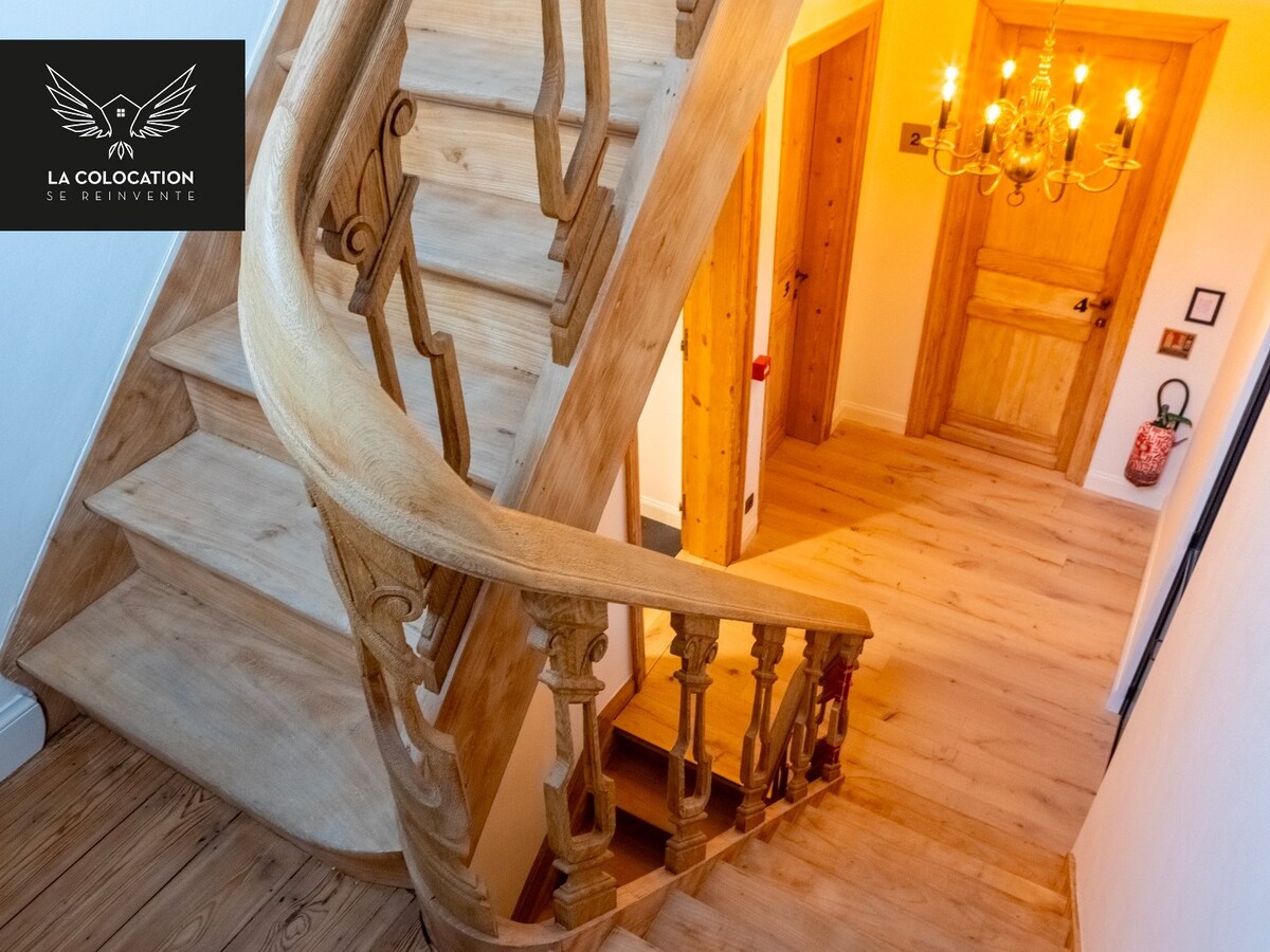 2 chambres en coliving dans une maison de caractère à Tournai ! 