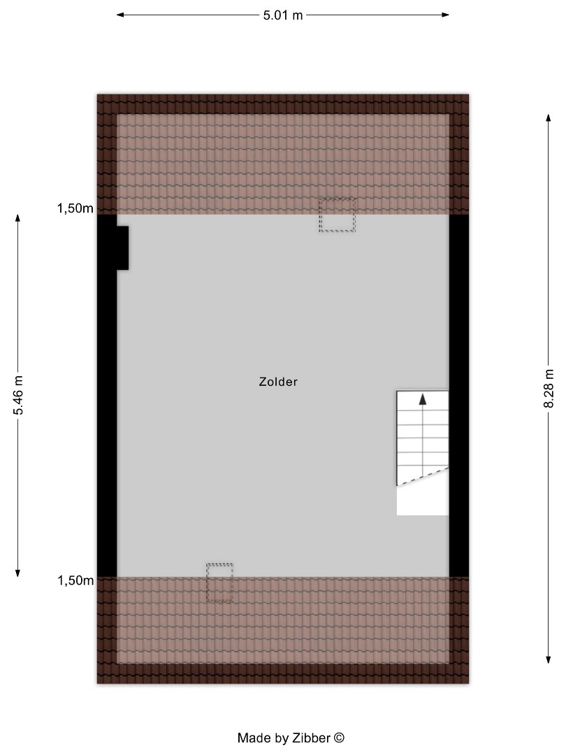 Woning met 4 slaapkamers, tuin en garage in Kessel-Lo! – EPC 829 kWh/m² - bewoonbare opp. 114 m² 