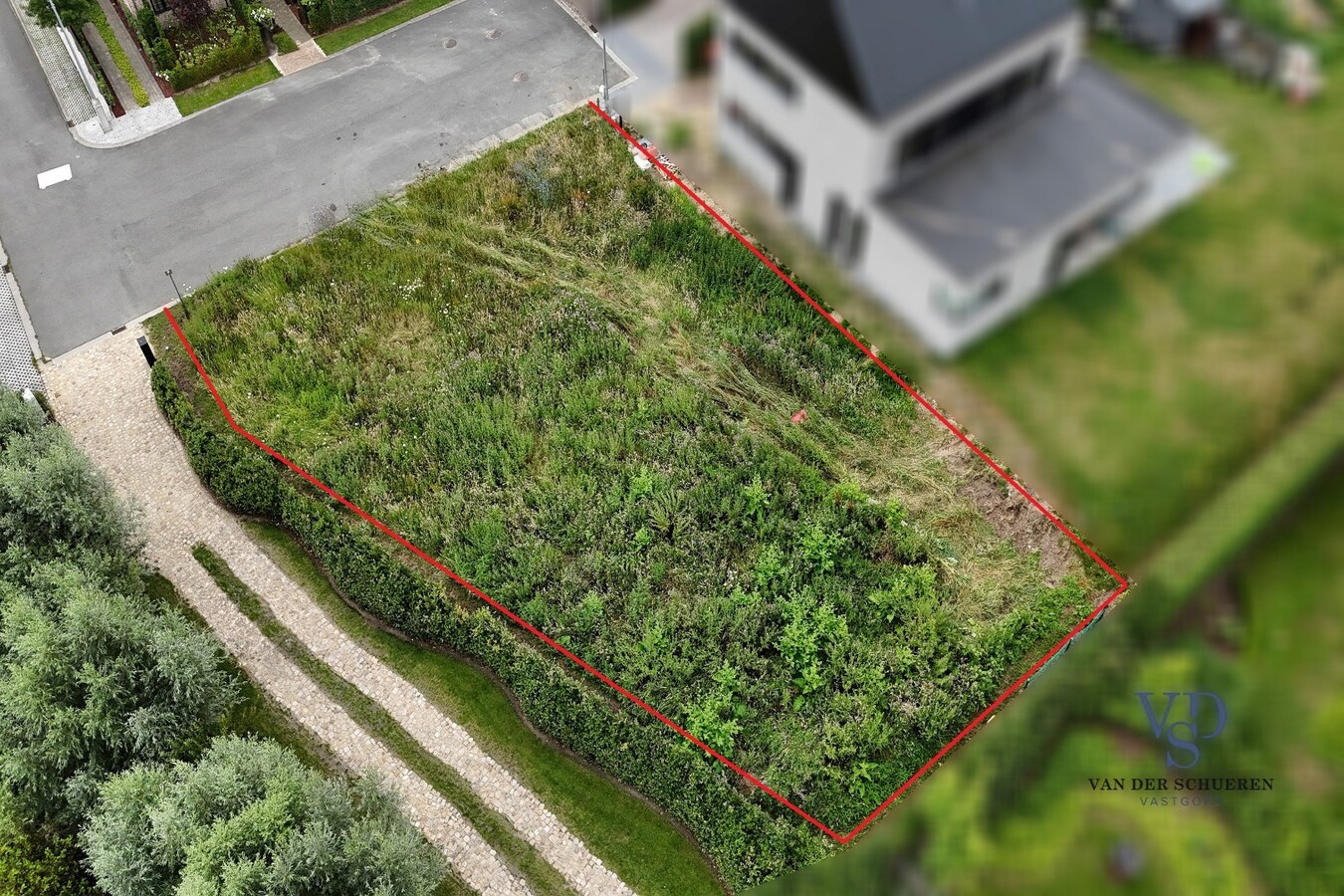 Bouwgrond in rustige, residentiële verkaveling. 