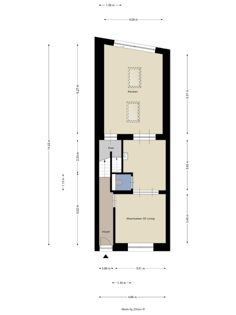 Volledig gerenoveerde woning met 3 slaapkamers, 2 badkamers en tuin in Tienen! – EPC A - bewoonbare opp. 139 m² 