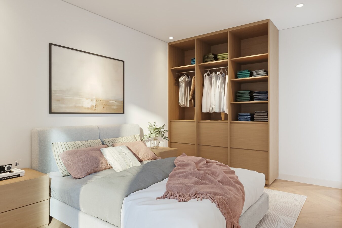 Luxueus en energiezuinig nieuwbouw appartement gelegen op de eerste verdieping met zicht op de Grote Kerkstraat in Kinrooi 