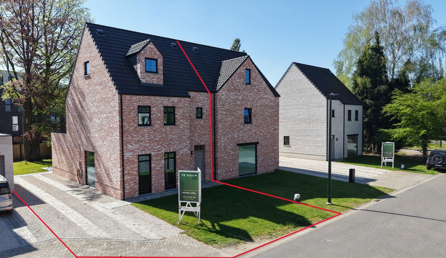 Moderne landelijke nieuwbouw woning met A+ energieprestatie in rustige wijk 