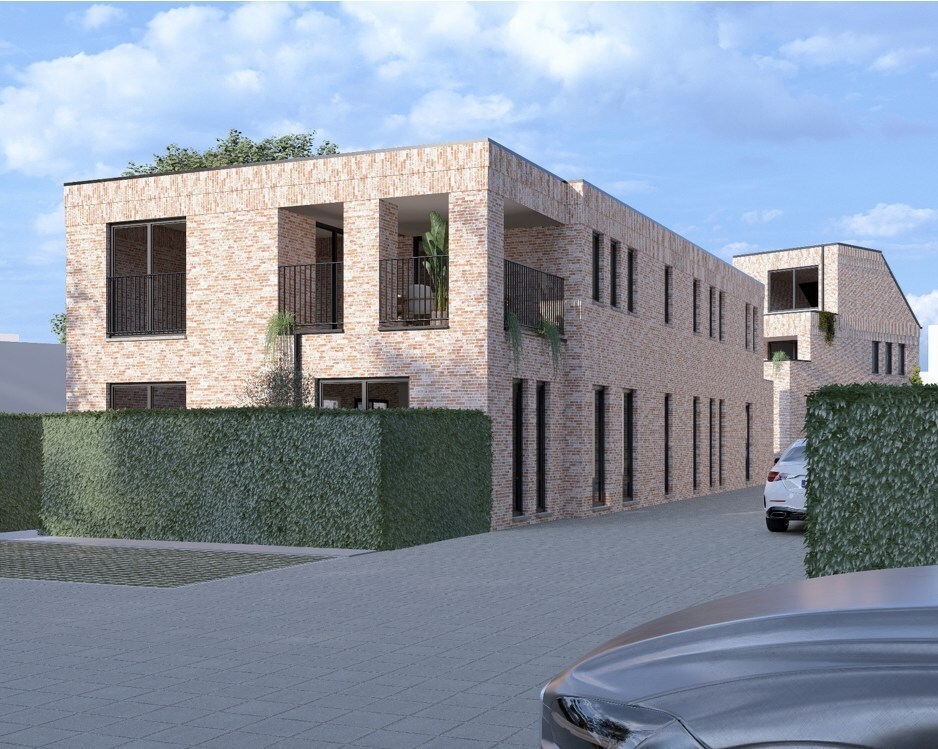 Modern, Bijna Energie Neutraal nieuwbouw-appartement met private tuin in het centrum van Stokkem! 
