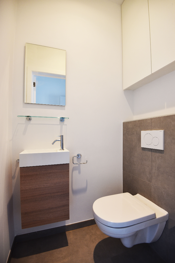 Nieuwbouw appartement met 1 slaapkamer, terras en tuin te Lembeke-Dorp 