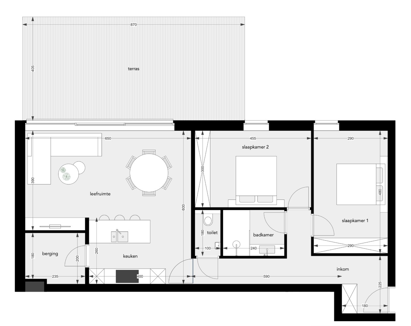 APPARTEMENT 0.1 : 99 m2 - 1640 SINT-GENESIUS-RODE 