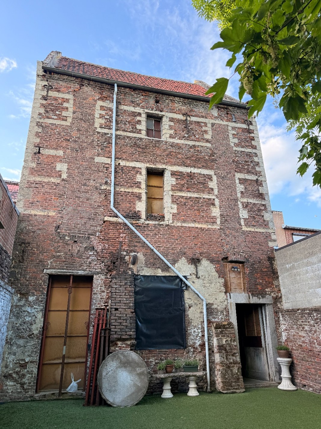 achtergevel historisch gebouw 