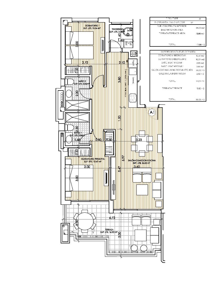 ☀️ Instapklaar en volledig gemeubeld appartement in Villamartin (Orihuela Costa) 