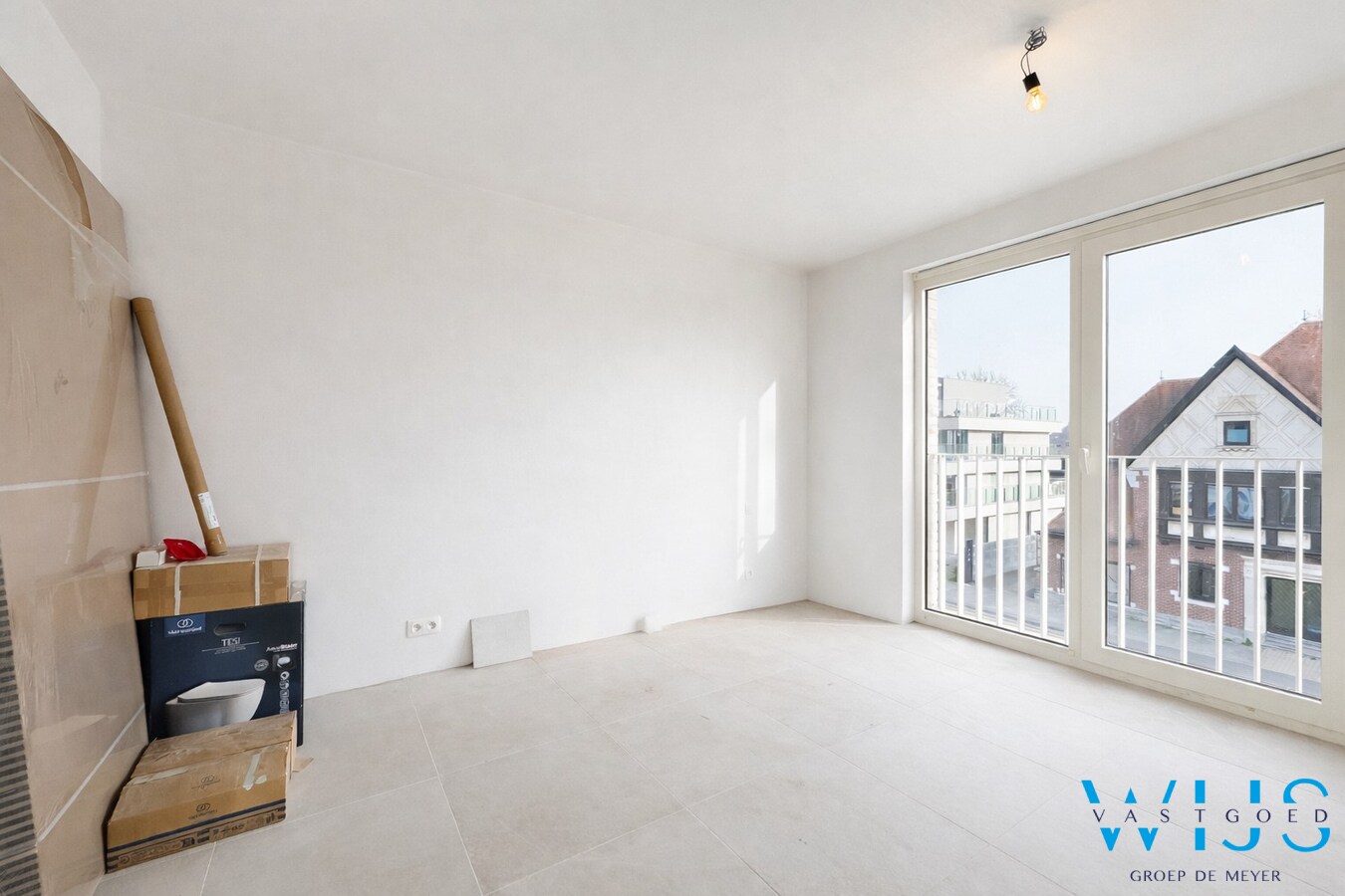 Stijlvol nieuwbouwappartement met privatief terras in hartje Wachtebeke 