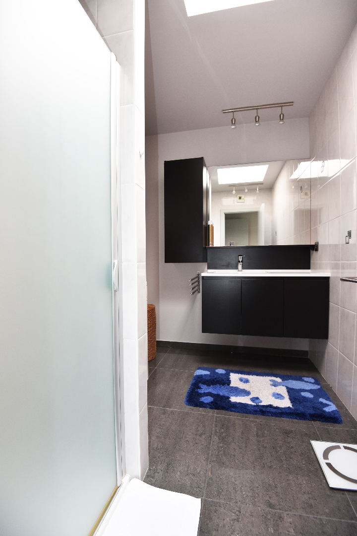 Recent 1 slpk app. zonnig terras en garage rustig gelegen te centrum Eeklo 