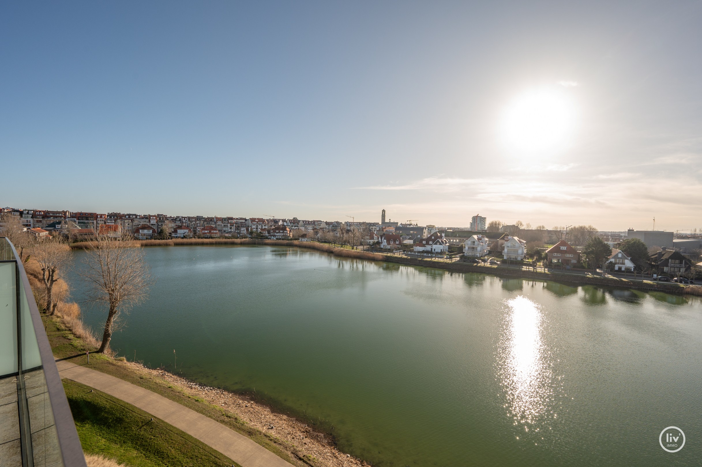 LA RESERVE - Appartement exceptionnel de 3 chambres avec de grandes terrasses offrant une vue sur le ZEGEMEER et le CASINO à Knokke. 