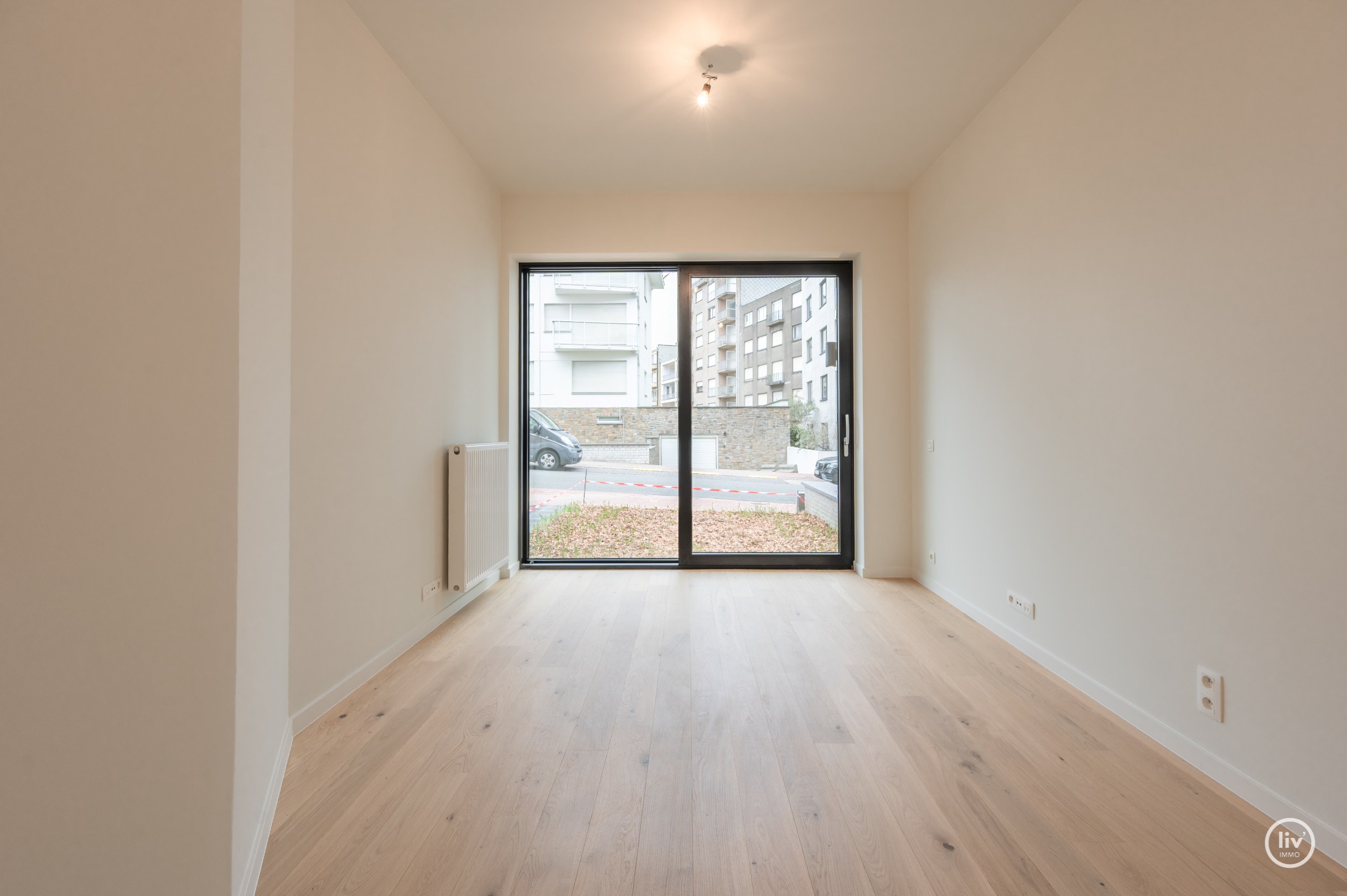 Duplex neuf au rez-de-chaussée et au premier étage situé à Lentelaan à Duinbergen avec des terrasses orientées plein sud. 