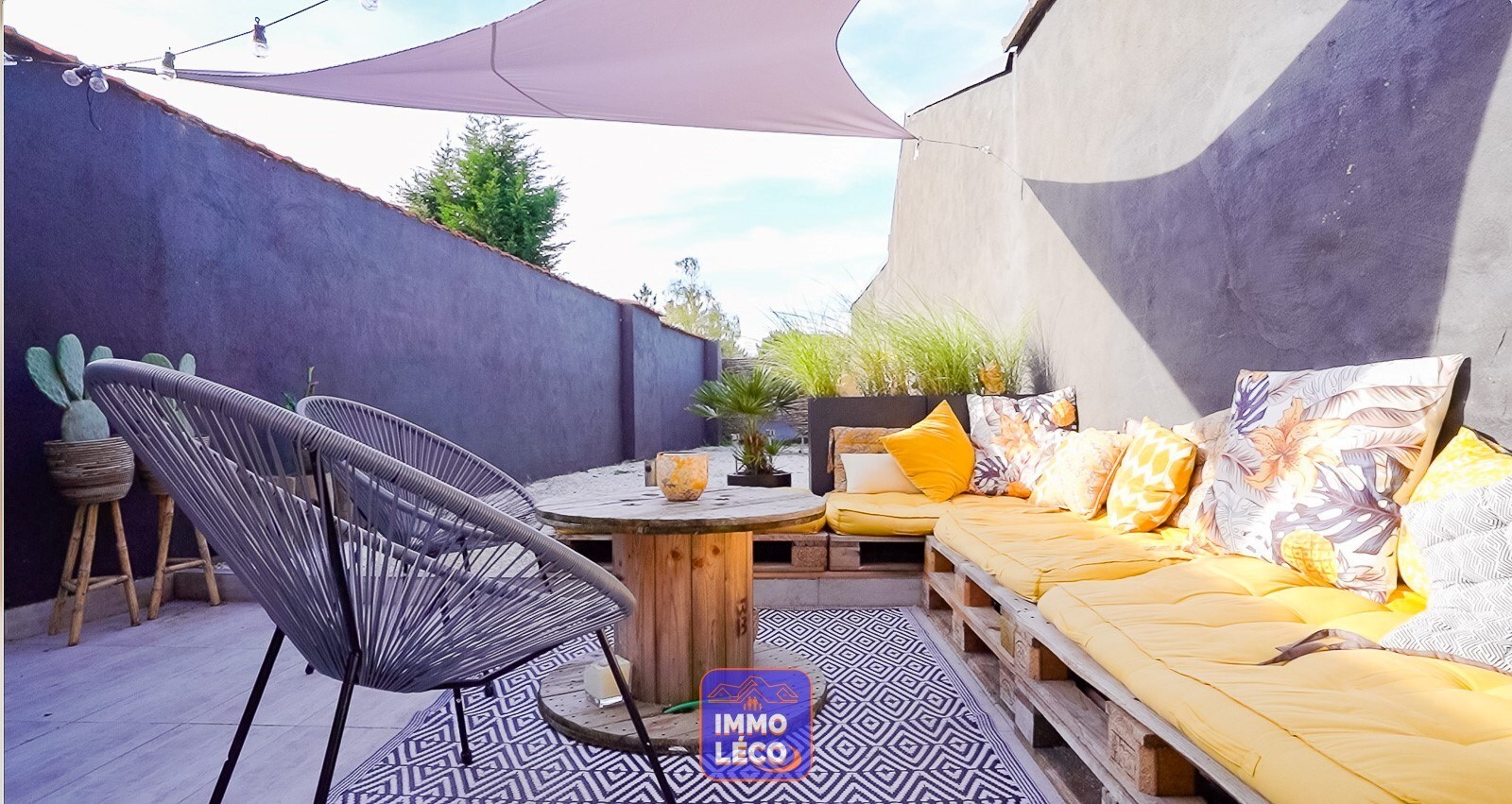 Maison meublée 3 chambres, jardin 