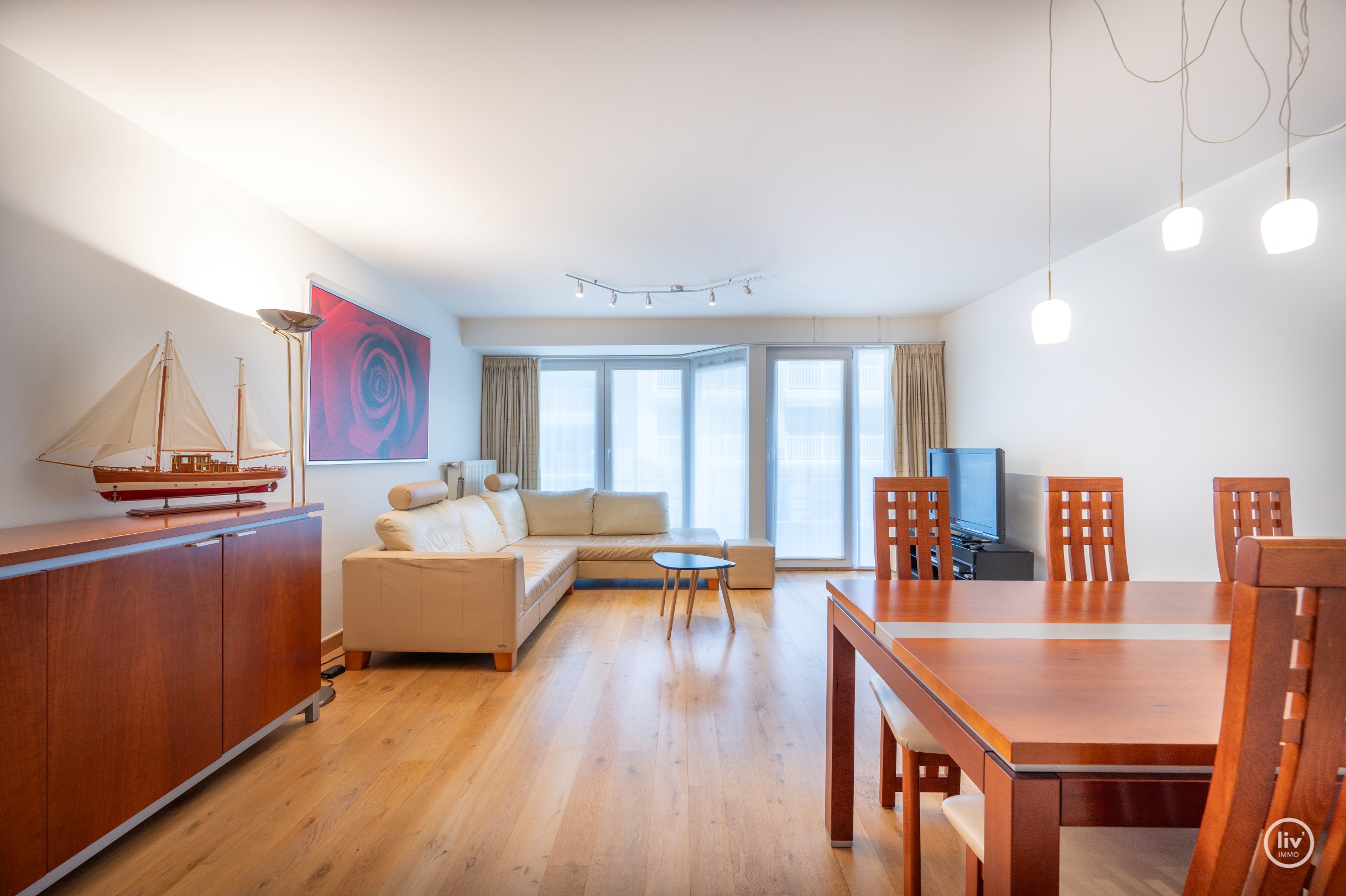 Appartement agréable et lumineux idéalement situé à Knokke. 