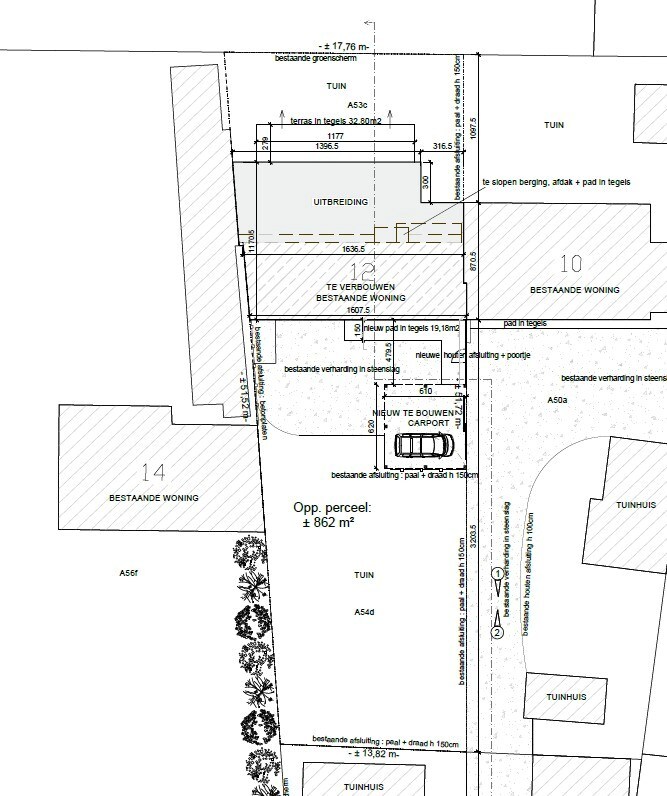 Verder af te werken woning in Bellem 