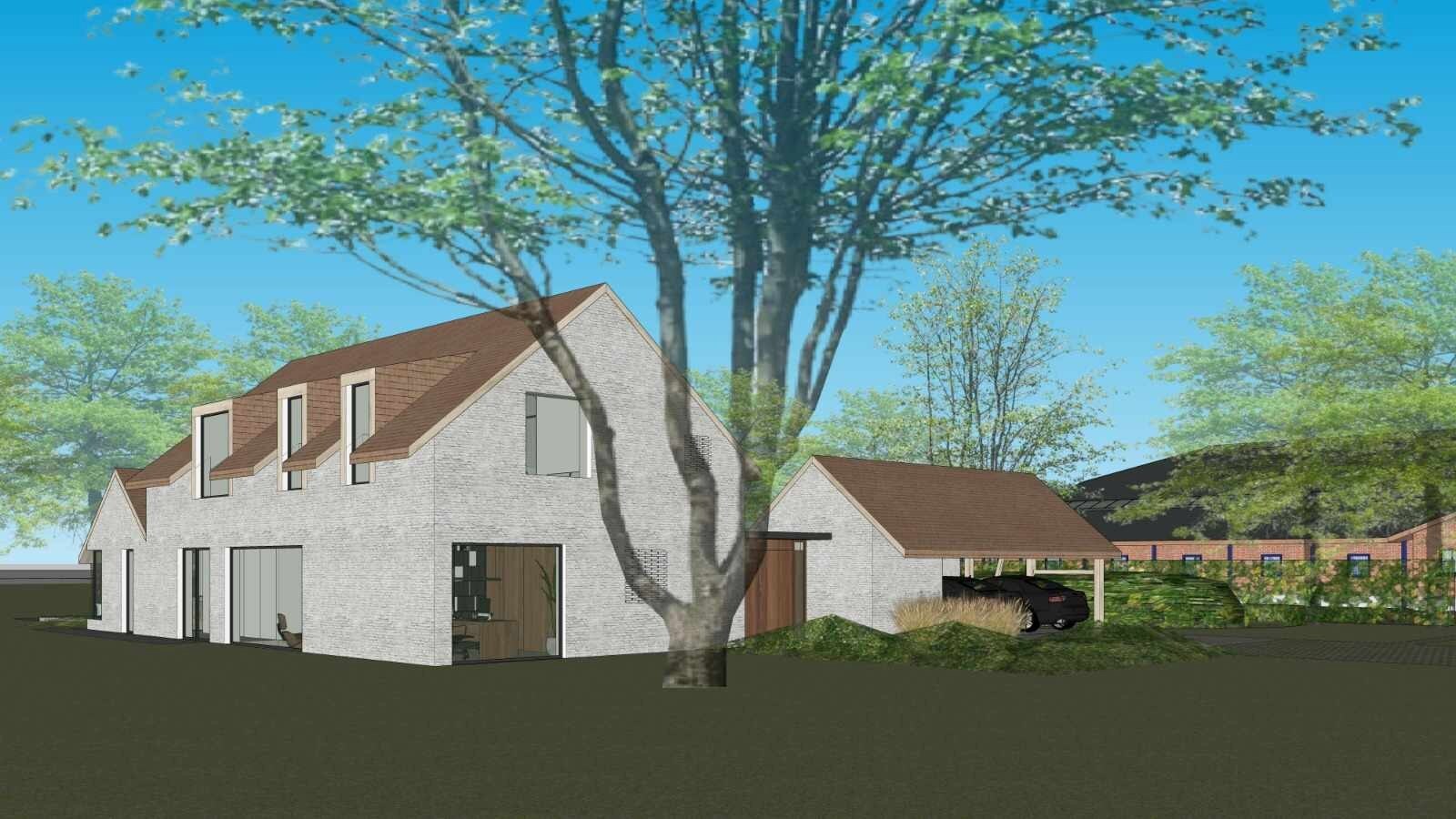 Exclusive professional equestrian accommodation (new construction) with villa on approximately 9 hectares in Neerpelt. 