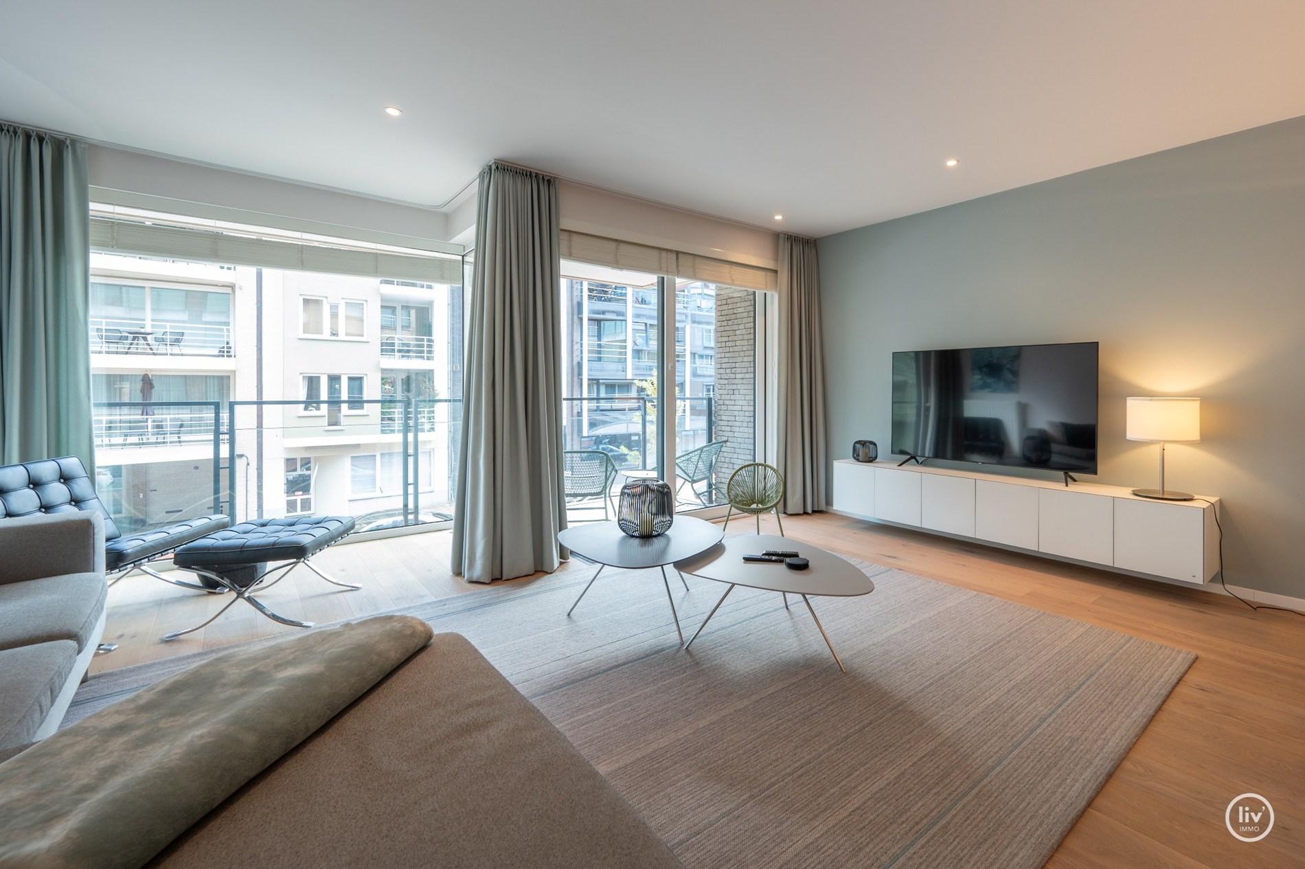 Magnifique appartement avec grande terrasse ensoleillée au centre de Knokke. 