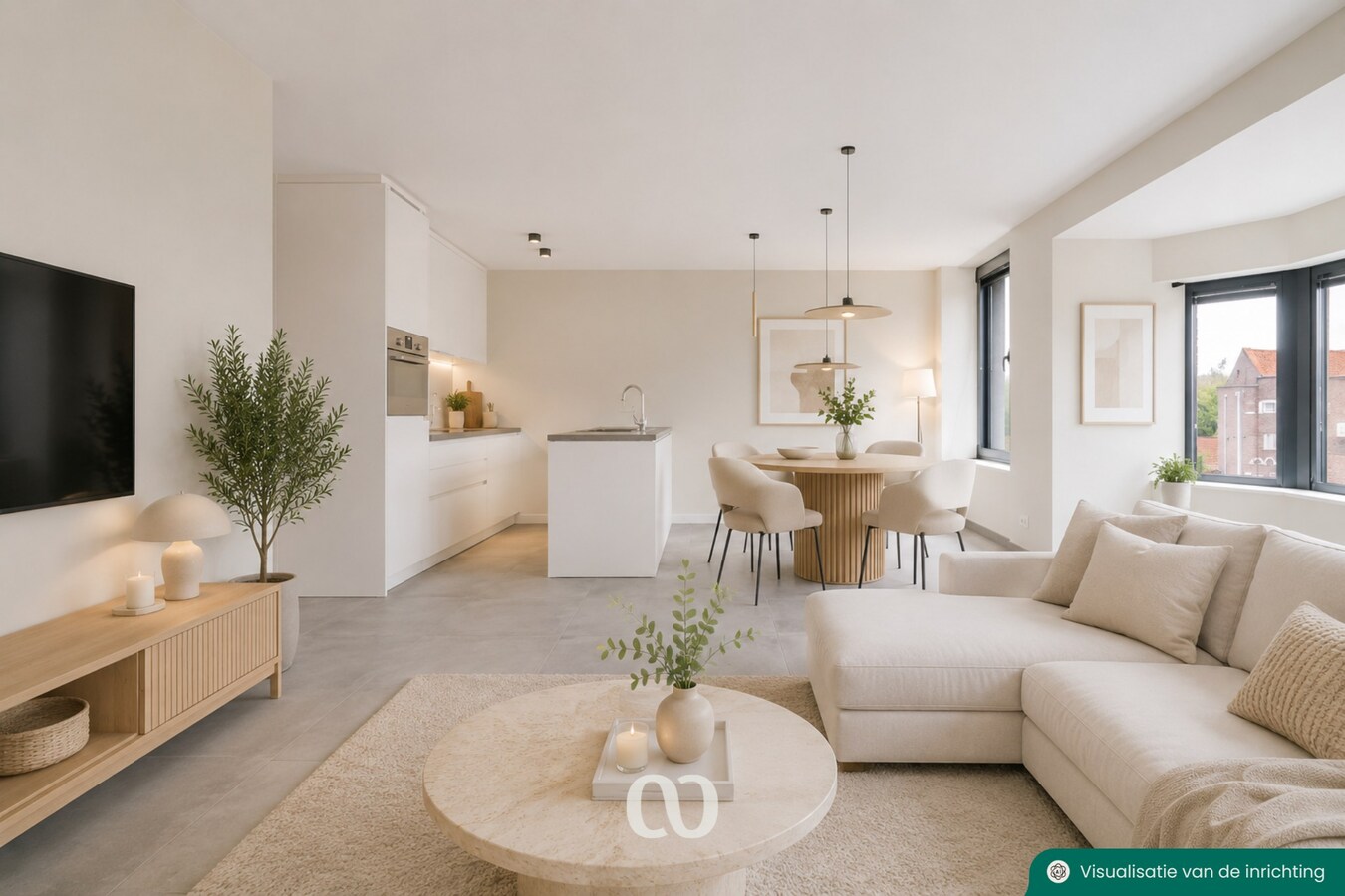 Nieuwbouwappartement met terras, staanplaats en berging in Nederename 