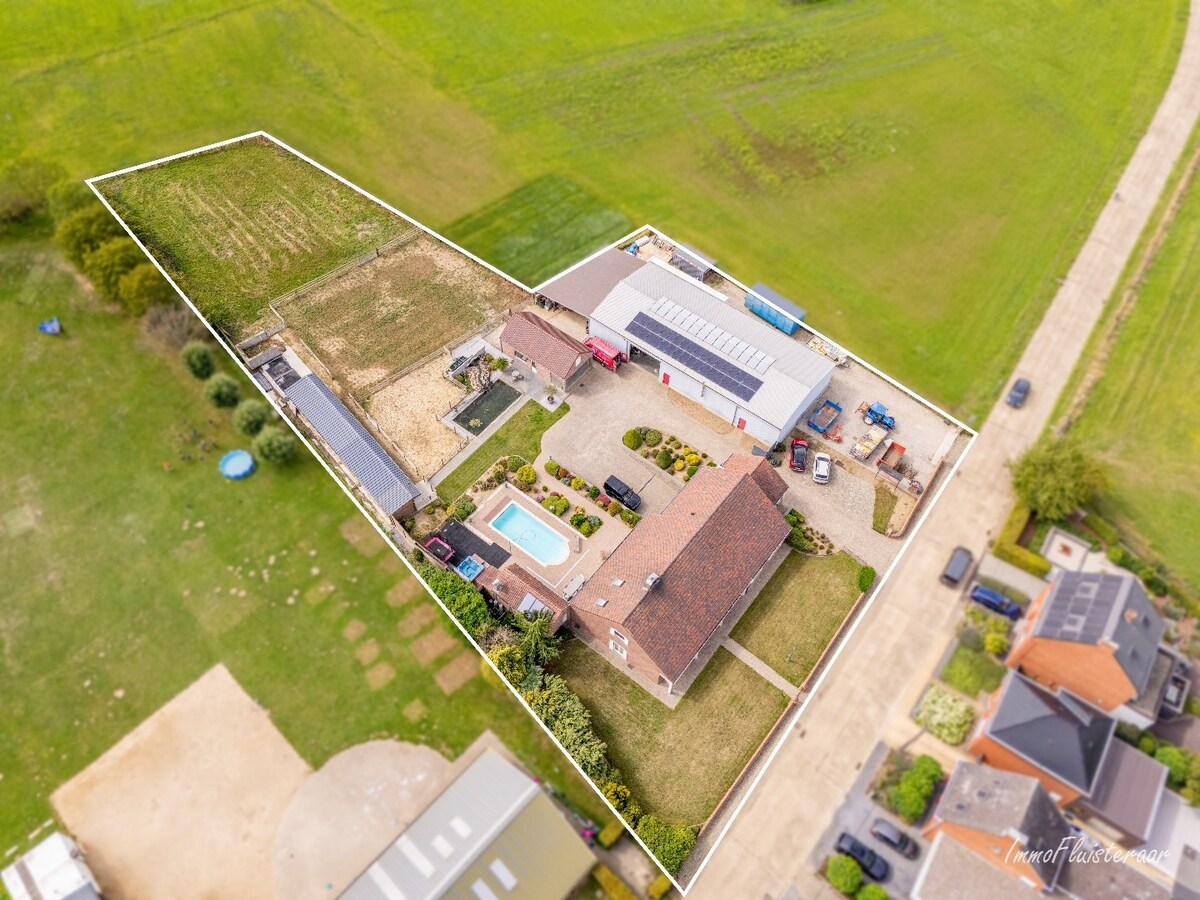 Woning met paardenstallen en loods op ca. 50 are te Rillaar 
