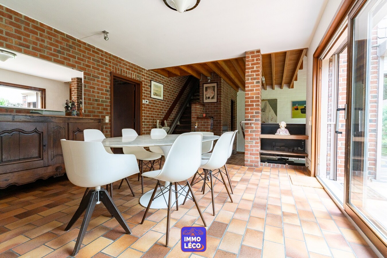 Maison d'architecte avec profession libérale, double garage, jardin, CENTRE-VILLE ! 