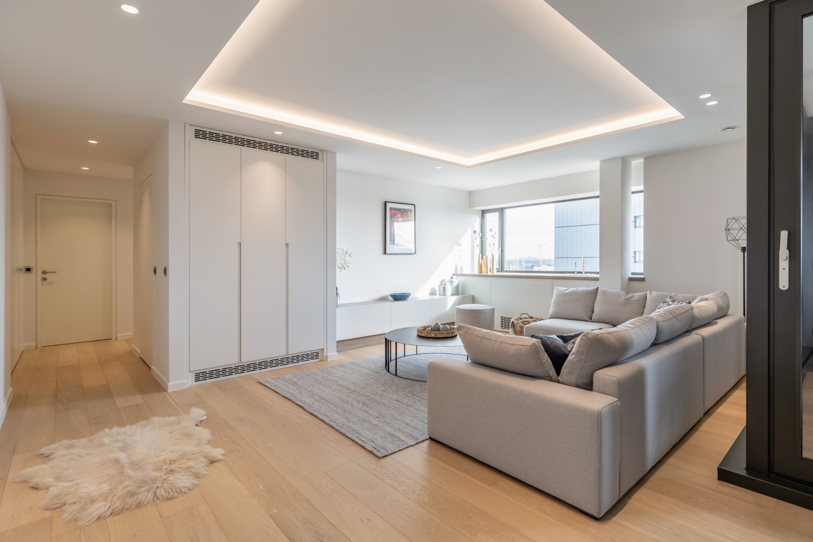 Appartement op de 10de verdieping van 127m² met twee slaapkamers 