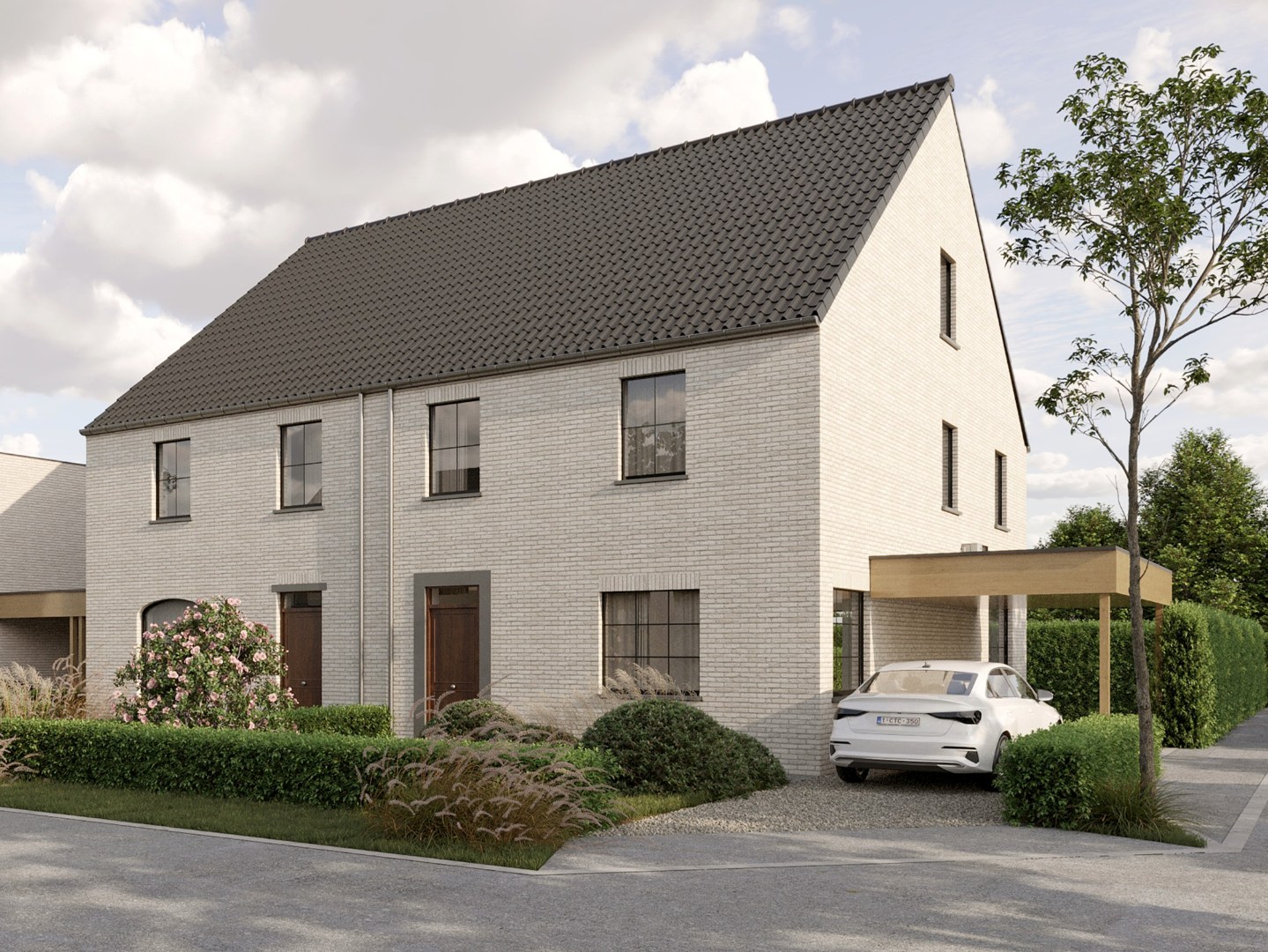 Ruime rustieke nieuwbouwwoning met landelijk verzicht nabij centrum Eernegem 
