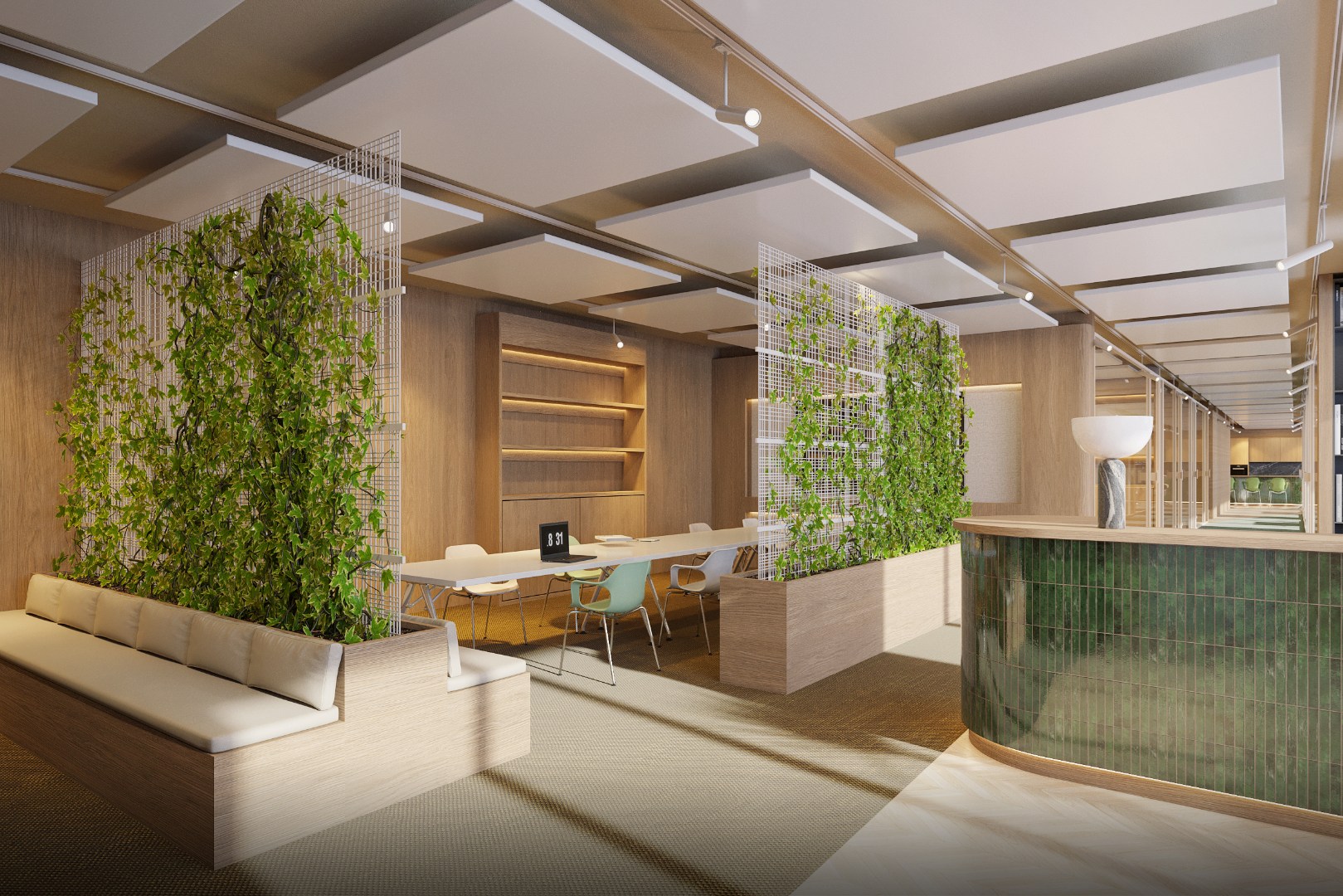 Magazijn met laadkade en nieuwbouw kantoren in haven Antwerpen
