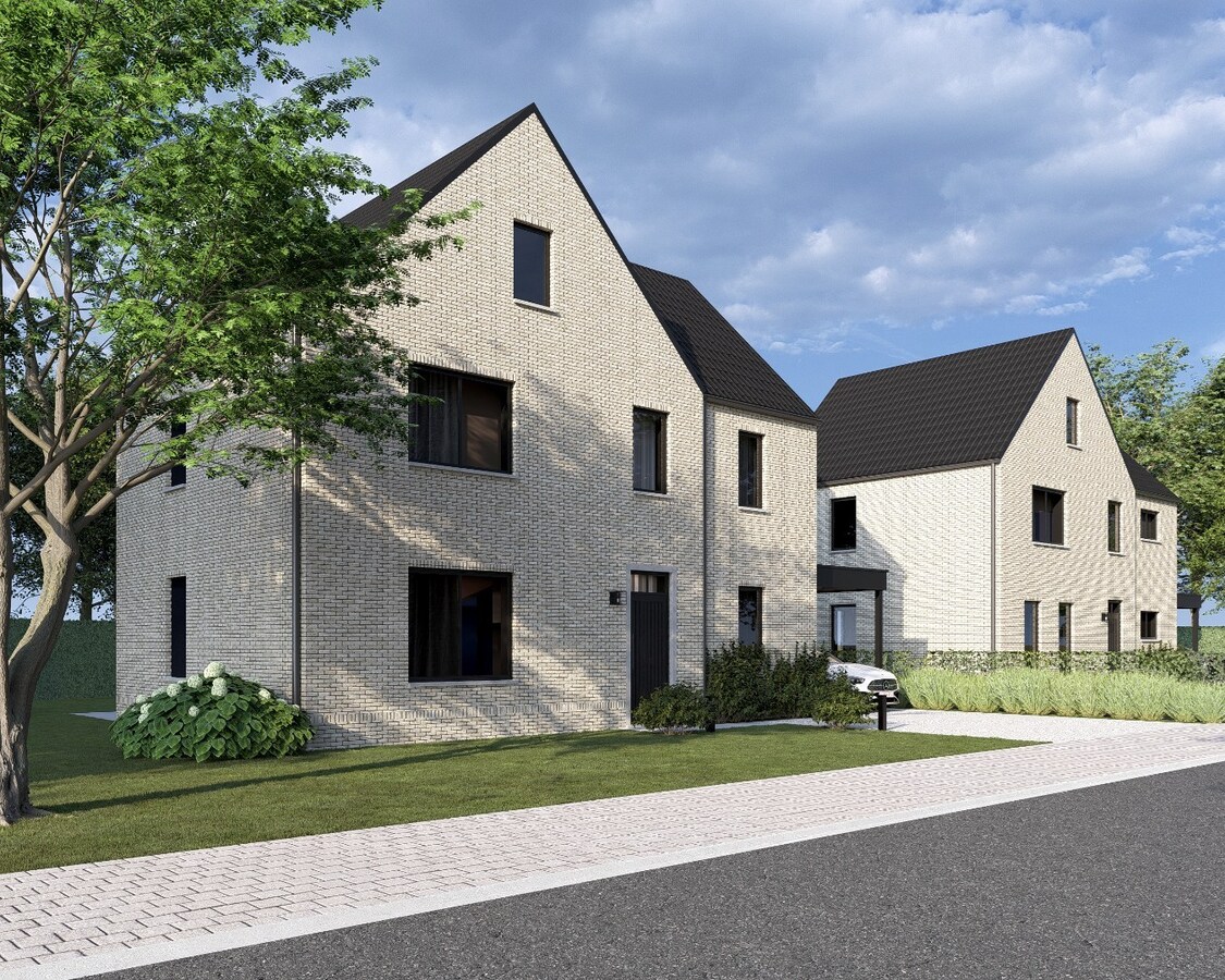 Vrijstaande Bijna Energie Neutrale nieuwbouwwoning op een perceel van 6a22ca op een rustige locatie te Voorshoven, Neeroeteren! 